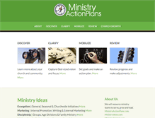 Tablet Screenshot of ministryactionplans.com